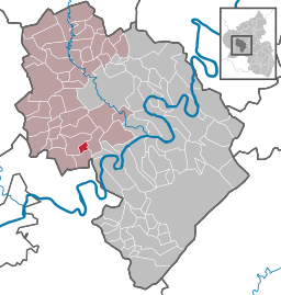 Läget för Esch i Landkreis Bernkastel-Wittlich