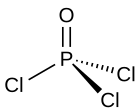 Struktur von Phosphoroxychlorid