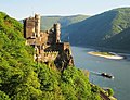 Burg Rheinstein, the first castle to be rebuilt in the 19th century