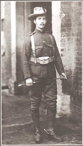 Childers in uniform van de City Imperial Volunteers, 1899