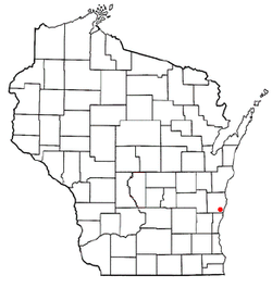 Location of Holland, Wisconsin