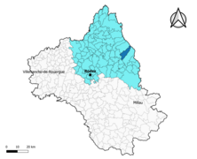 Prades-d'Aubrac dans l'arrondissement de Rodez en 2020.