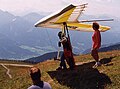 Hanggliding i de østrigske alper ved Zell am See