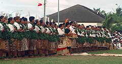 Lakalaka v obci Kanokupolu, rok 1988