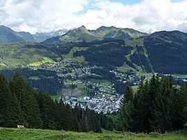 Les Gets seen from Mont Chéry