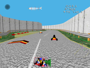 Tuxkart 0.4.0 released in 2004