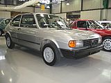 Facelift-mallin kolmiovinen Alfa Romeo Alfasud.