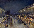 Camille Pissaro. Boulevard Montmartre, effet de nuit. 1897. H. 54 cm. National Gallery.