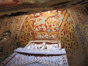 Cell murals and statues in the Yungang Grottoes