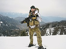 Everman serving with the US Army Special Forces in Afghanistan