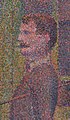 Detail von Georges Seurat: La Parade (1889).