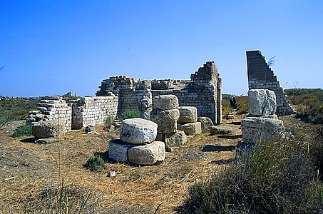 Ruines sur le site.