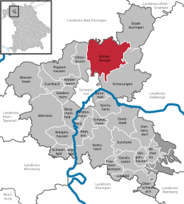 Üchtelhausen - Localizazion