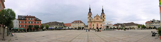 Markedpladsen i LudwigsburgSchloss