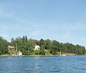 Familjen Björlings sommarresidens i den ostligaste delen av Siarösundet på Siarö.