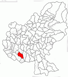 Gănești – Mappa