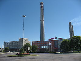 De cementfabriek van Kunda