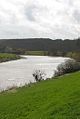 Trecho do rio Ribble em Ribchester.