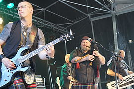 Concert lors de la fête de la bière.