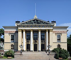 Tympanum of the House of Estates depicting Alexander I at the 1809 Diet of Finland, 1903[9]