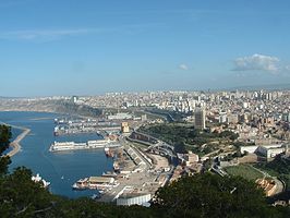 Oran vanuit het Fort van Santa Cruz