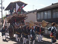 Segami Grand Festival in Echigo-Murakami City with Hamacho floats