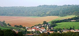 A general view of Thonne-les-Près