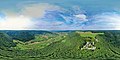 360° Panoramaaufnahme der Burgruine Reußenstein