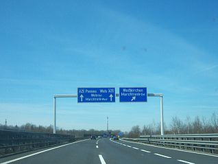 A25 pri Weißkirchene