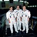 L'équipage d'Apollo 8 : William Anders, James Lovell et Frank Borman