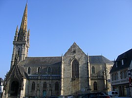 The church in Landivisiau