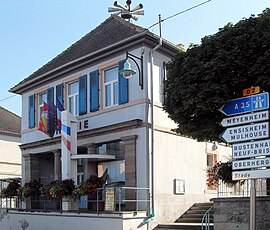 The town hall in Hirtzfelden