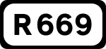 R669 road shield}}