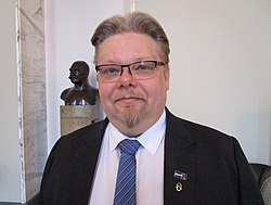 Jari Ronkainen Eduskuntatalossa 30.1.2019.