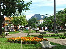 Praça central de Guaratuba