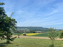 Lage in der Geländemulde