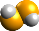 Hydrogen diselenide’s space filling model