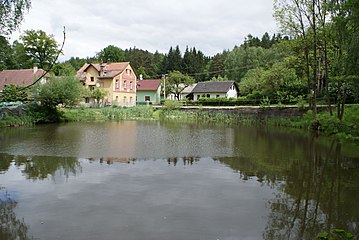 Fiŝlago en vilaĝplaco