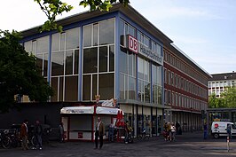 Stationsgebouw van Münster Hbf zoals het bestond van 1958 tot 2015