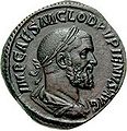 Sestertius of Marcus Clodius Pupienus Maximus, AD 238