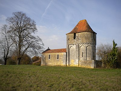 Die Kirche Saint-Fiacre in La Chapelle-Pommier