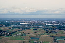 Ligging tussen Hombeek en Mechelen-stad