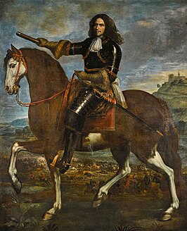 Henri de la Tour d'Auvergne te paard (17e eeuw), Adam Frans van der Meulen, Poesjkinmuseum