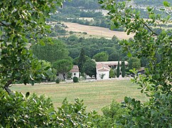 Commanderie de Saint-Maurice, domaine de Saint-Maurin, côté est.