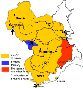 Localização de Saboia