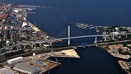 Brug bij Stralsund