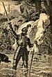 Le 29 septembre 1513, soit quatre jour après avoir vu la mer depuis le sommet de la cordillère du río Chucunaque, Vasco Núñez de Balboa prend possession de l'océan Pacifique au nom des souverains de Castille.