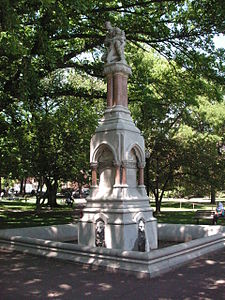 Ether Monument (en), 1867, Boston, Boston Public Garden.