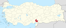 Osmaniye in Turkey.svg