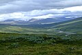 Le haut plateau du parc national de Padjelanta, à l'ouest.